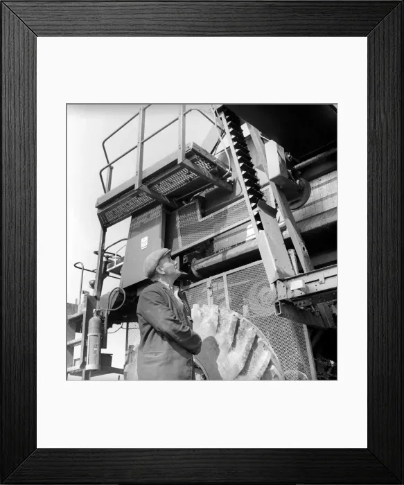 Framed Print : Farming: Ross Pea picking machine. 1964 A1201-002 Framed Print : Farming: Ross Pea picking machine. 1964 A1201-002