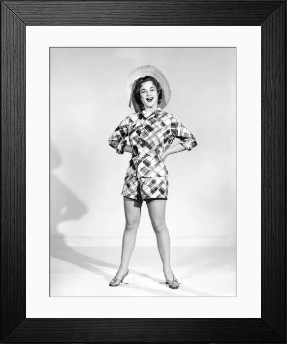 Framed Print : Clothing: Fashion: Beachwear. 1955 B244 Framed Print : Clothing: Fashion: Beachwear. 1955 B244