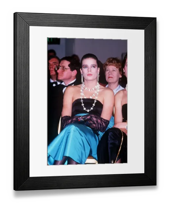 Framed Print : Princess Stephanie of Monaco at the launch of her first swimwear collection at Harrods Framed Print : Princess Stephanie of Monaco at the launch of her first swimwear collection at Harrods