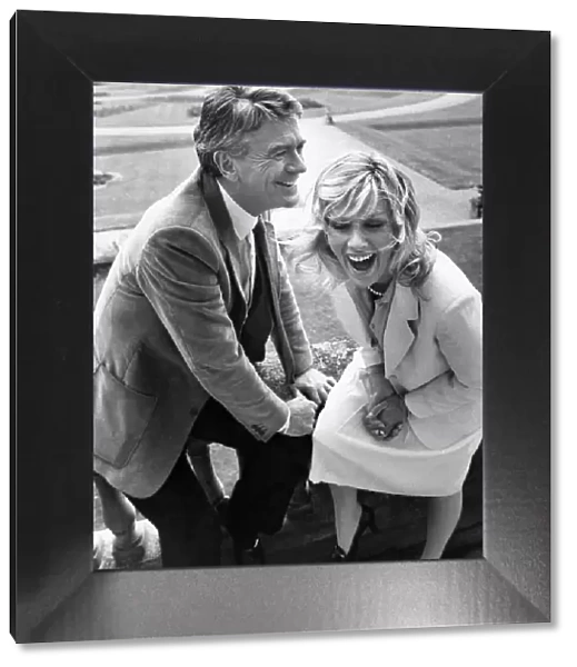 Ronnie Allen and Sue Lloyd who staer in t British sop opera Crosroads. Circa 1982