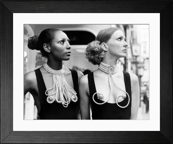 Framed Print : In a different setting, these beads would be called kinky