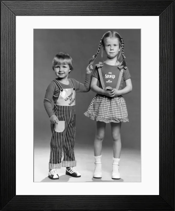 Framed Print : Typical of the bright and cheery fun clothes at the American childrens shop Framed Print : Typical of the bright and cheery fun clothes at the American childrens shop