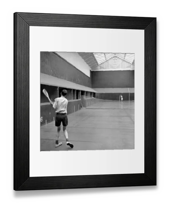 Framed Print : Sport: Real Tennis: Before Wimbledon and during the reign of Henry VIII Real Tennis was