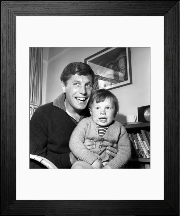Framed Print : Actor John Line who stars in the TV Series Emergency ward 10 Framed Print : Actor John Line who stars in the TV Series Emergency ward 10