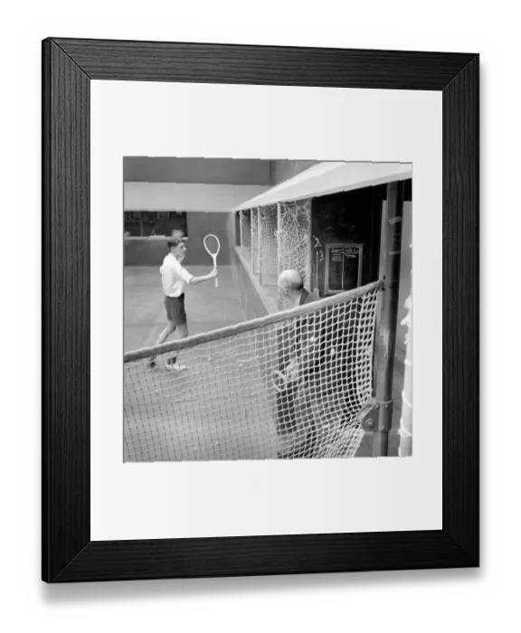 Framed Print : Sport: Real Tennis: Before Wimbledon and during the reign of Henry VIII Real Tennis was