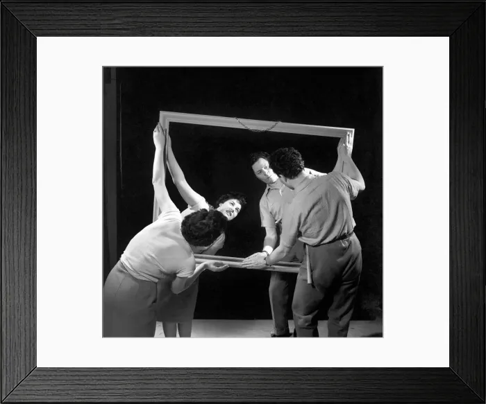 Framed Print : D. I. Y. : Putting your friends in the picture. 1959 A783-008