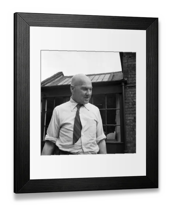 Framed Print : Taxidermist Workshop. January 1960 A715-008