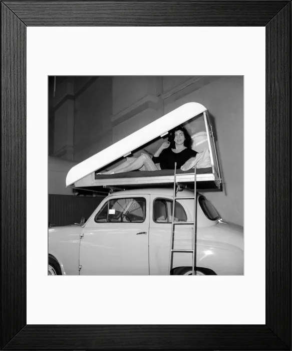 Framed Print : Inventions: Car Roof Tent: A new revolutionary camping invention The Roof Tent Framed Print : Inventions: Car Roof Tent: A new revolutionary camping invention The Roof Tent