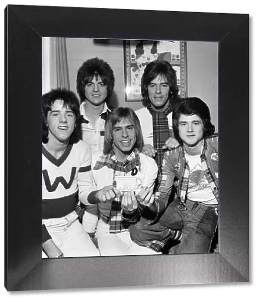 Bay City Rollers with the only cash between the Five of them - a Fiver