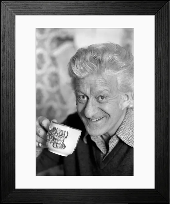 Framed Print : Actor John Pertwee seen here at home making tea. March 1981 PM 81-01203-006