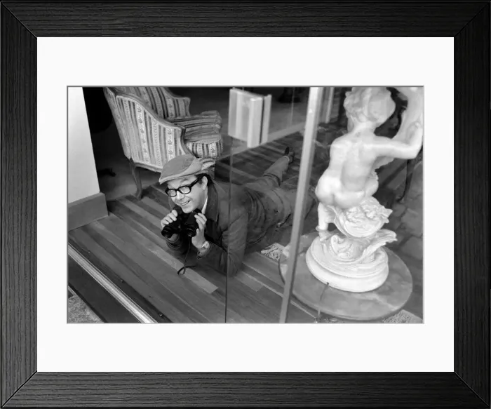 Framed Print : Comedian Eric Morecambe seen here at his Hertfordshire home 1971 71-12050-009 Framed Print : Comedian Eric Morecambe seen here at his Hertfordshire home 1971 71-12050-009