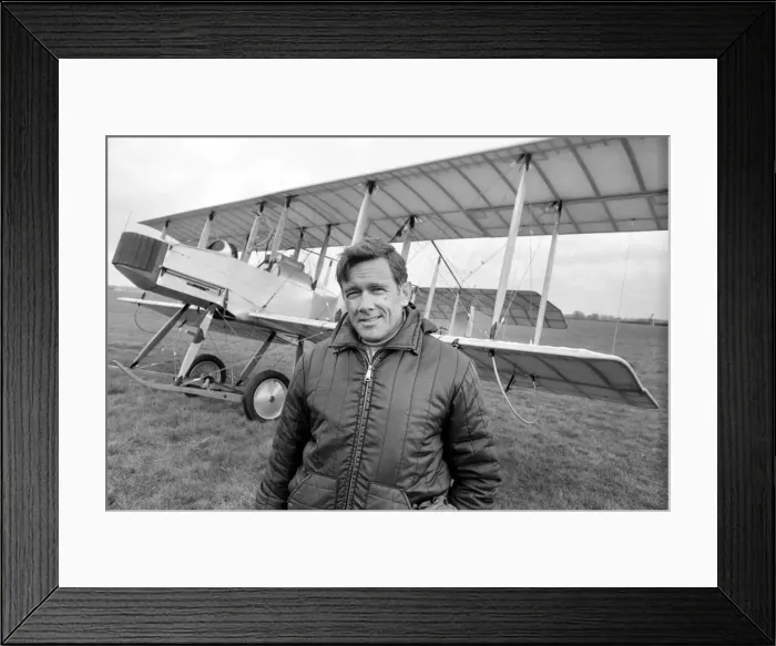 Framed Print : Test flying 1915 style with Neil Williamson. White Waltham airfield sliped back 60 years Framed Print : Test flying 1915 style with Neil Williamson. White Waltham airfield sliped back 60 years
