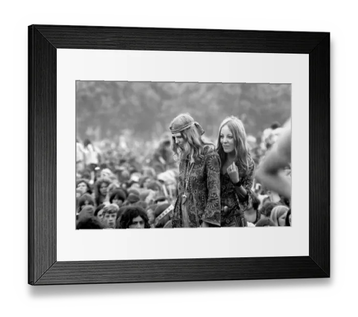 Framed Print : Hyde Park Pop Festival. July 1970 70-6854-005 Framed Print : Hyde Park Pop Festival. July 1970 70-6854-005