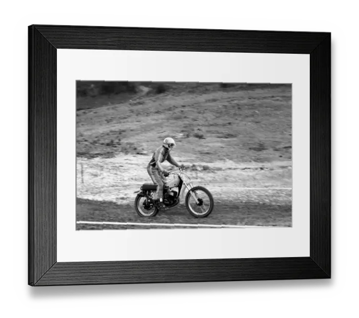 Framed Print : Motorsport  /  Children  /  Motorbike: Schoolboys Scramble. March 1975 75-01212-012
