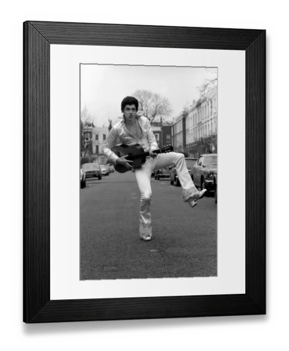 Framed Print : Rock Pharoah - Tim Rice - Elvis Presley. Next week Tim Rice will achieve an ambition held
