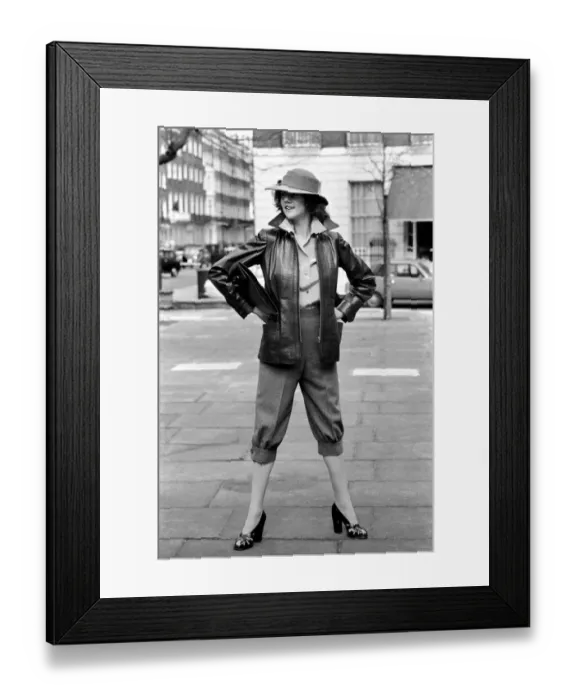 Framed Print : Mannequins modeling the latest London Designer Collection for London fashion Week April