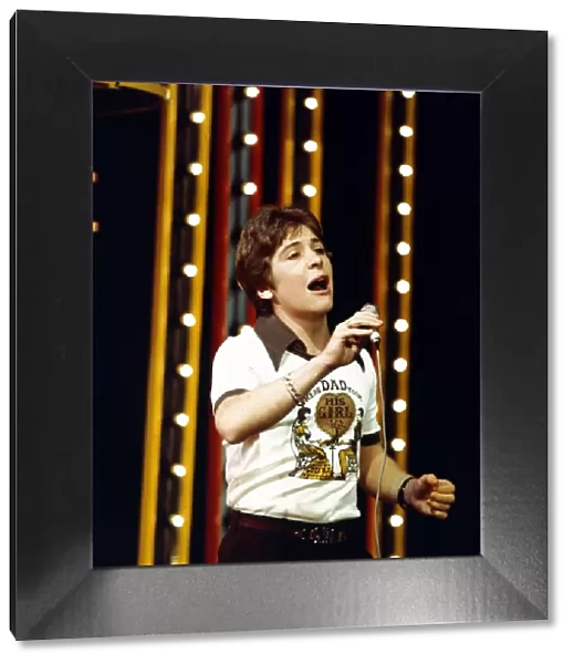Neil Reid seen here in rehearsals for Top of the Pops at BBC