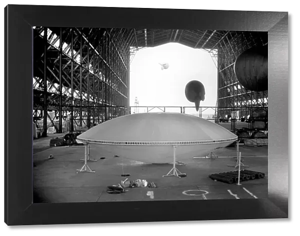 A flying saucer was seen at Cardington formerly the Royal Airship Works, Beds