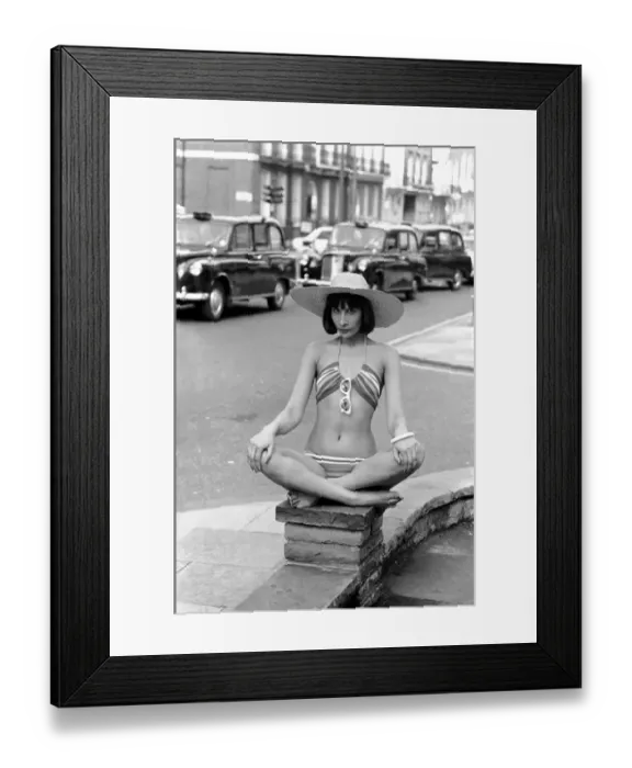Framed Print : Mannequins modeling the latest London Designer Collection for London fashion Week
