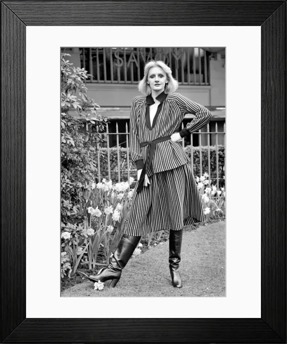 Framed Print : During the build up to London Fashion Week designers unveil their latest knitwear designs Framed Print : During the build up to London Fashion Week designers unveil their latest knitwear designs
