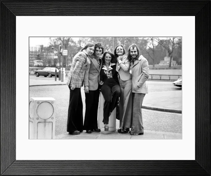 Framed Print : The original pop group Guys and Dolls who are in dispute with the group of the same name Framed Print : The original pop group Guys and Dolls who are in dispute with the group of the same name