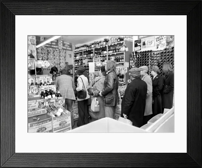 Framed Print : Crowds of people have been trying to beat the budget with the proposed increase in