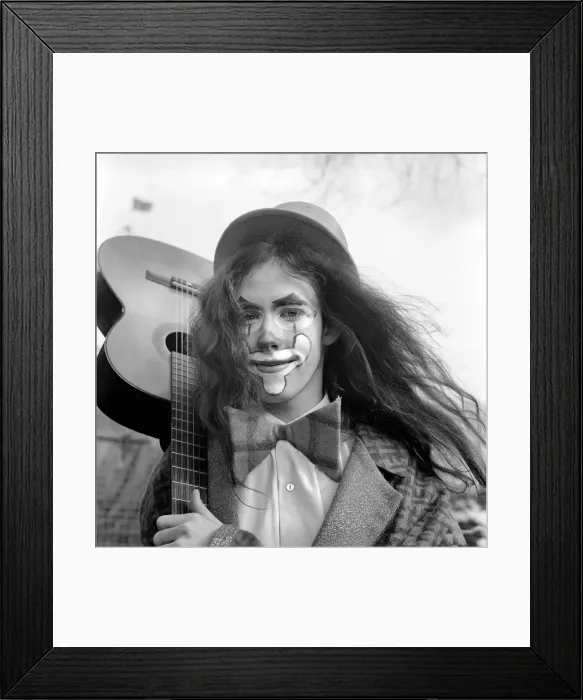 Framed Print : Clown John Grimaldi pictured at the circus at Finsbury Park, London Framed Print : Clown John Grimaldi pictured at the circus at Finsbury Park, London