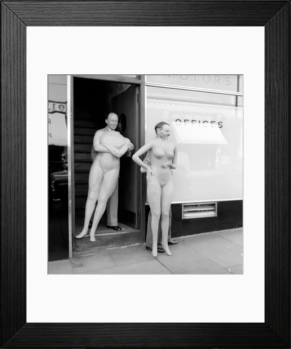 Framed Print : The workshop of a Midlands plastic figure factory, which manufacture a wide range of Framed Print : The workshop of a Midlands plastic figure factory, which manufacture a wide range of