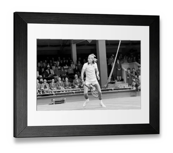 Framed Print : Wimbledon 80, 3rd Day. Court 1. Feesco 400 A. S. A. P. Dupre v. Van Patten Framed Print : Wimbledon 80, 3rd Day. Court 1. Feesco 400 A. S. A. P. Dupre v. Van Patten