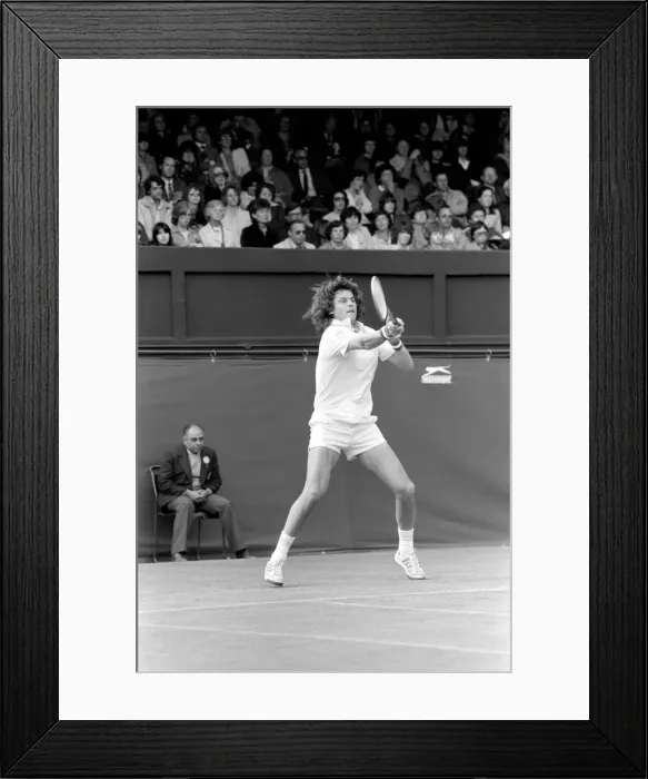 Framed Print : Wimbledon 1980: 2nd day. June 1980 80-3290-026