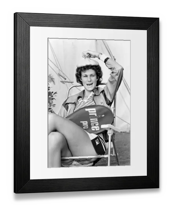 Framed Print : Tennis player Pam Shriver. June 1980 80-3060-005