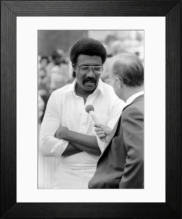 Framed Print : Sport: Cricket. The Wisden Trophy 1st Test Match at Trent Bridge, Nottingham. England v
