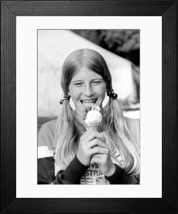 Framed Print : Tennis player Andrea Jaeger. June 1980 80-3060-002