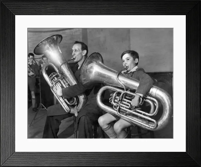 Framed Print : Stalybridge Boys learn to become Bandsmen in the Stalybridge Public Band Framed Print : Stalybridge Boys learn to become Bandsmen in the Stalybridge Public Band