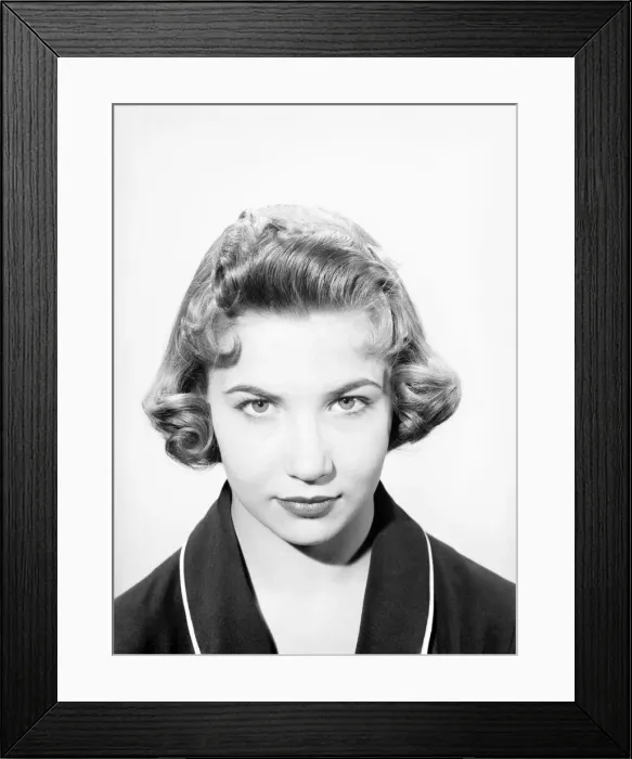 Framed Print : Fashion: Hairstyle 1957. May 1957 Framed Print : Fashion: Hairstyle 1957. May 1957