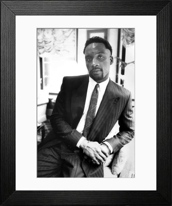 Framed Print : British middleweight champion boxer Nigel Benn February 1988 Framed Print : British middleweight champion boxer Nigel Benn February 1988