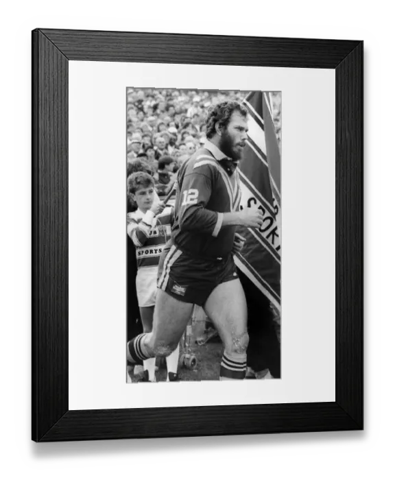 Framed Print : Rugby League player for Australia and Widnes Noel Cleal. October 1986 Framed Print : Rugby League player for Australia and Widnes Noel Cleal. October 1986