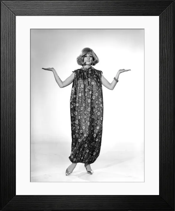 Framed Print : Model Marilyn Rickards seen here wearing a kaftan. Circa 1966 Framed Print : Model Marilyn Rickards seen here wearing a kaftan. Circa 1966