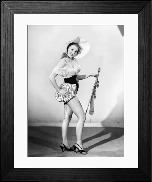 Framed Print : Model dressed as Little Bo Pepe. Circa 1957 Framed Print : Model dressed as Little Bo Pepe. Circa 1957