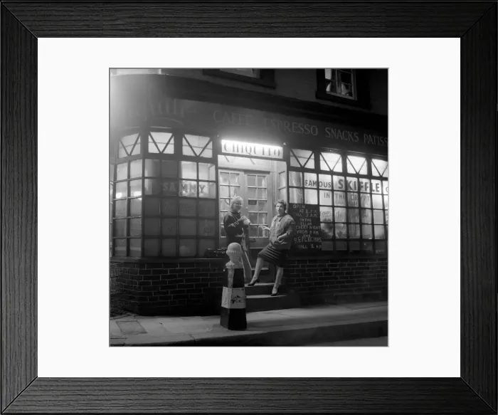 Framed Print : Chiquito coffee shop, January 1959 Framed Print : Chiquito coffee shop, January 1959