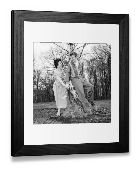 Framed Print : Romantic couple take a stroll in the country side. Richard Camp and Diane Ford. A651-003 Framed Print : Romantic couple take a stroll in the country side. Richard Camp and Diane Ford. A651-003
