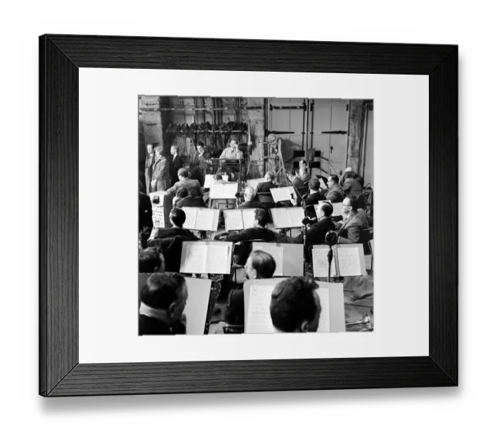 Framed Print : TV programmes Off the Record'. Behind the scene at the BBC programme
