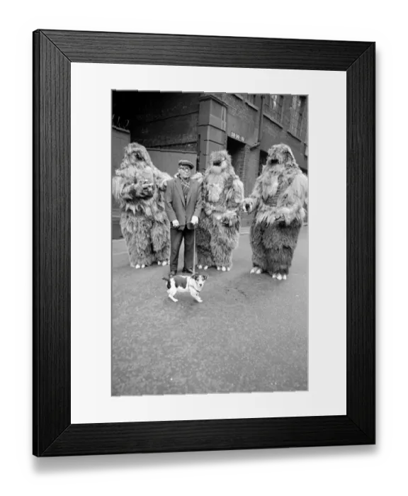 Framed Print : The Yeti Mark two - seven foot tall monsters with light eyes, electrical nervous system