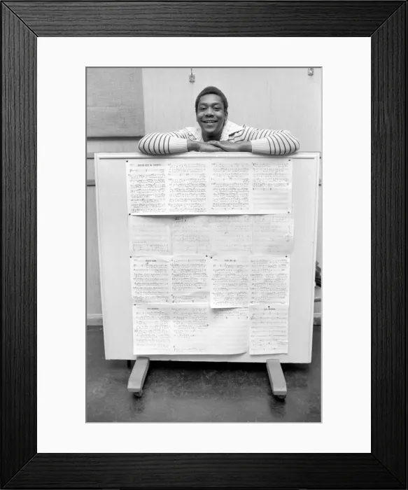 Framed Print : 16 year old comedian Lenny Henry, May 1975 Framed Print : 16 year old comedian Lenny Henry, May 1975