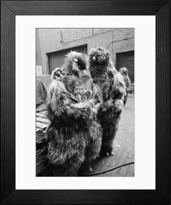 Framed Print : The Yeti Mark two - seven foot tall monsters with light eyes, electrical nervous system