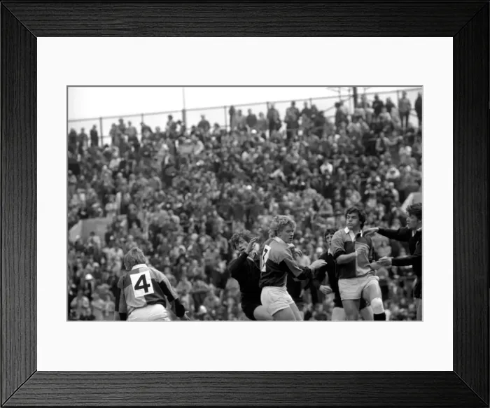 Framed Print : Rugby Union Middlesex Sevens tournament at Twickenham Saracens v Harlequins May Framed Print : Rugby Union Middlesex Sevens tournament at Twickenham Saracens v Harlequins May