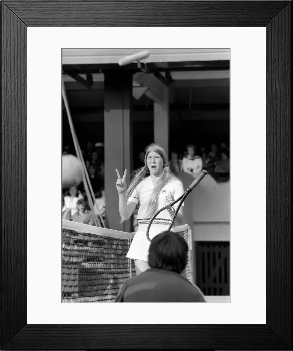 Framed Print : Wimbledon 80, 3rd Day. June 1980 80-3308-019 Framed Print : Wimbledon 80, 3rd Day. June 1980 80-3308-019