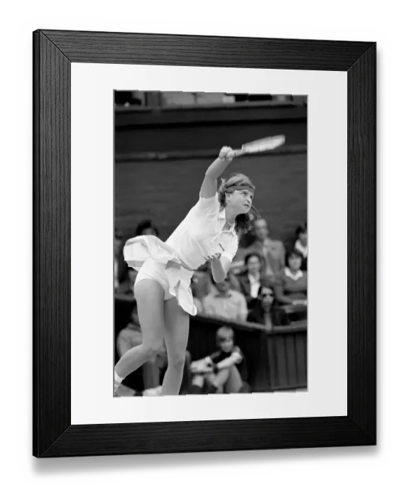 Framed Print : Wimbledon 1980. 7th day. H. Mandlikova vs. R. Cawley. Miss H Framed Print : Wimbledon 1980. 7th day. H. Mandlikova vs. R. Cawley. Miss H