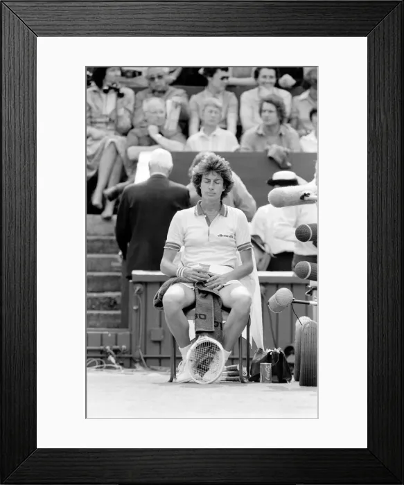 Framed Print : Wimbledon 80, 3rd Day. June 1980 80-3308-011 Framed Print : Wimbledon 80, 3rd Day. June 1980 80-3308-011