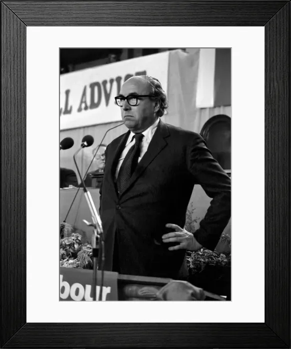 Framed Print : Home Secretary Roy Jenkins speaks during a debate on the Common Market Framed Print : Home Secretary Roy Jenkins speaks during a debate on the Common Market